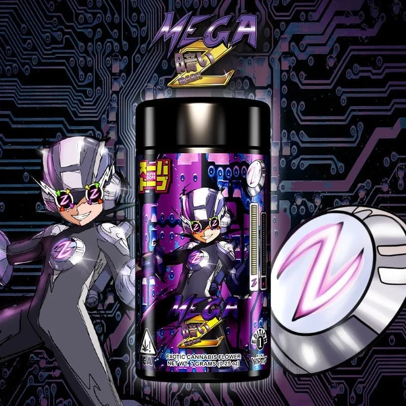 SuperDope - Mega Z Dark - 3.5g product packaging