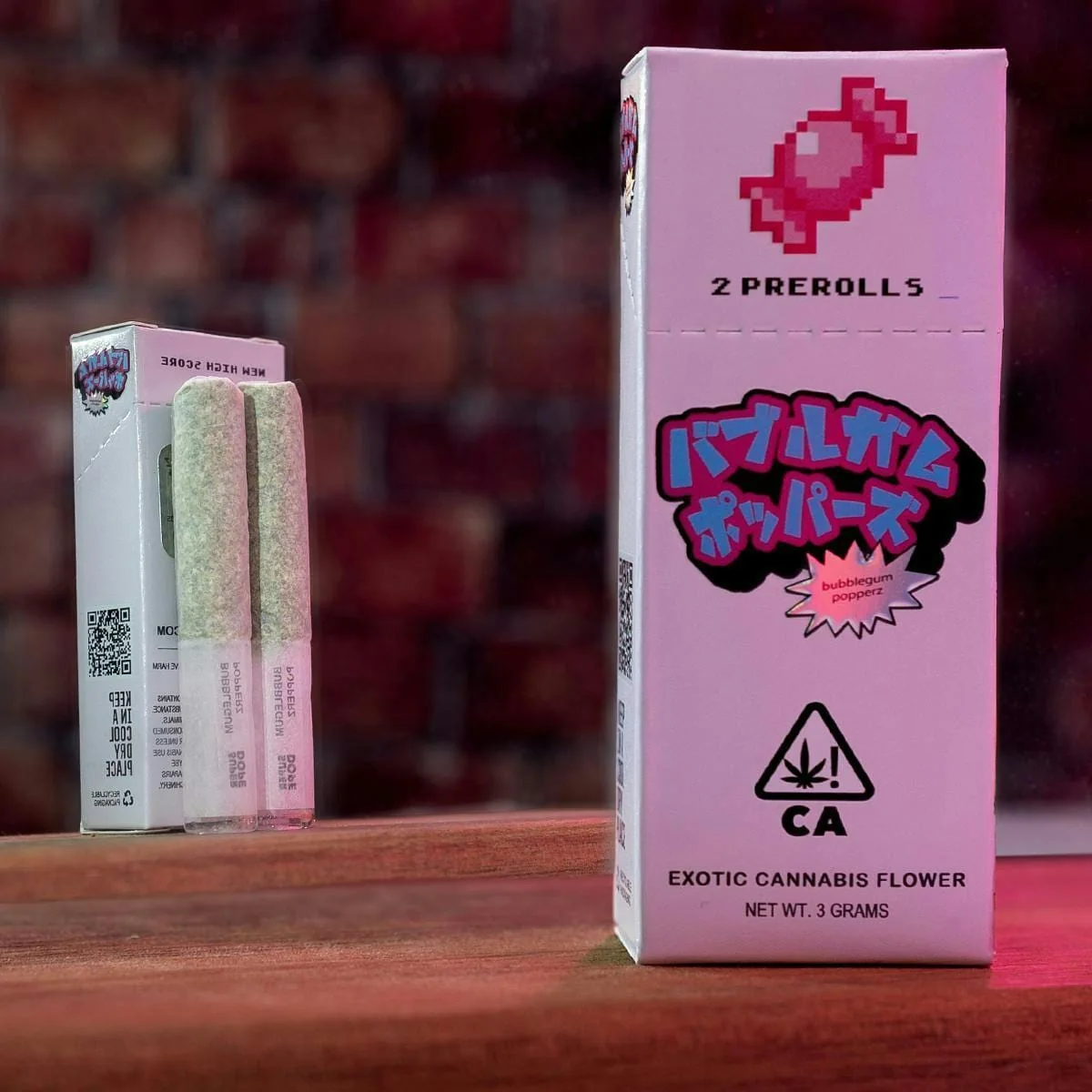 Super Dope - Bubblegum Popperz - Pre-Rolls - 2pk - 3g product packaging