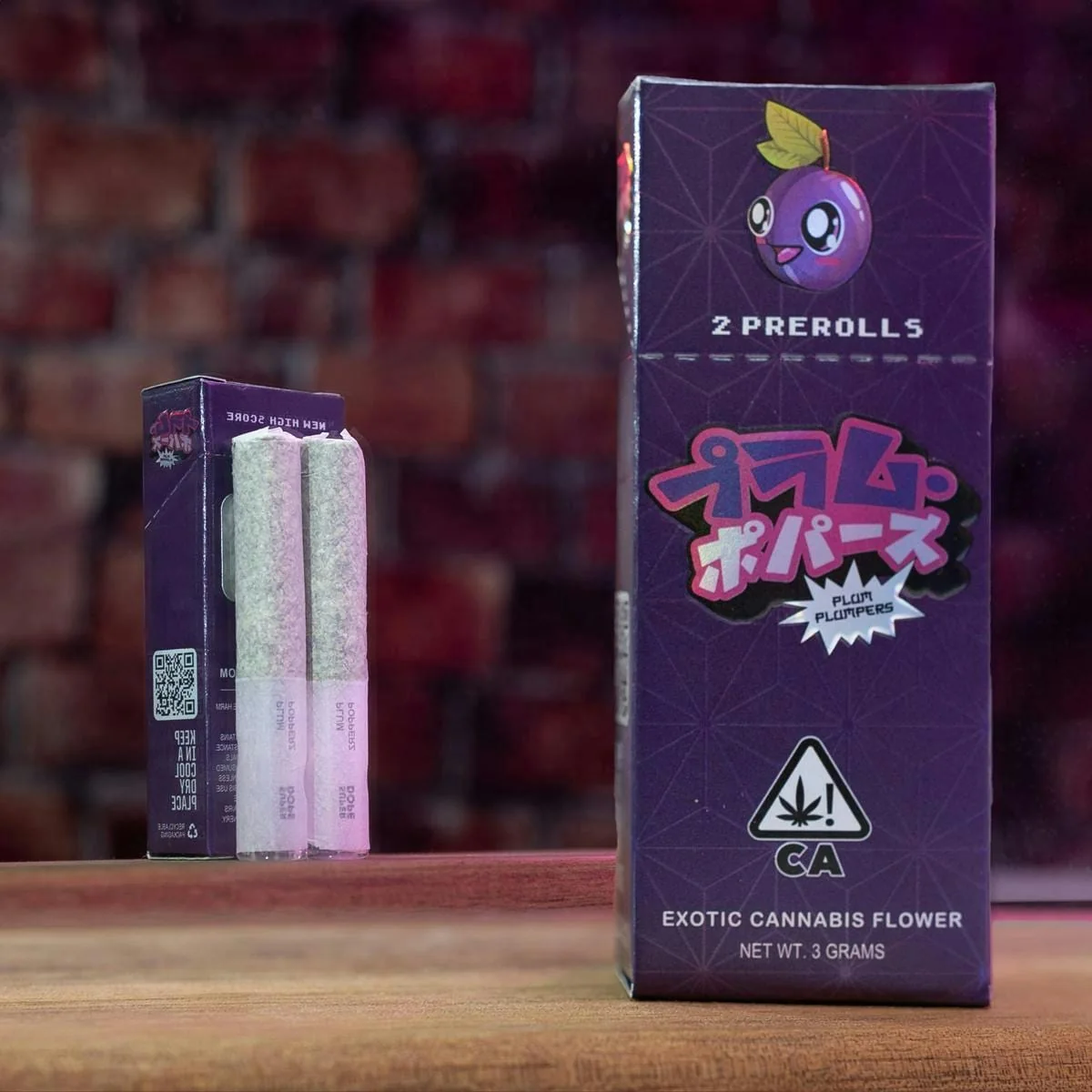 Super Dope - Plum Popperz - Pre-Rolls - 2pk - 3g product packaging