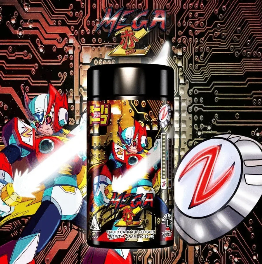 Super Dope - Mega Z Red - 3.5g product packaging