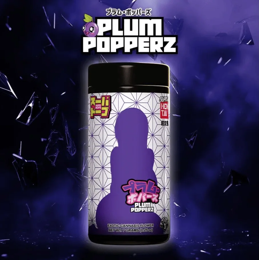 Super Dope - Plum Popperz - 3.5g product packaging